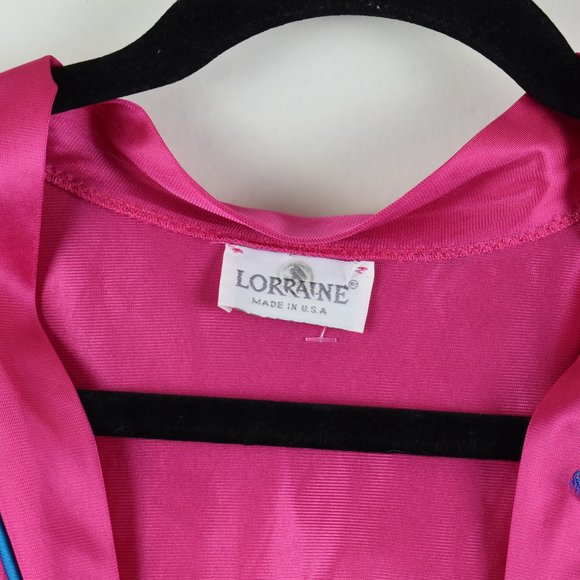 Vintage Pink Spring Floral Applique Belted Robe - Picture 8 of 8